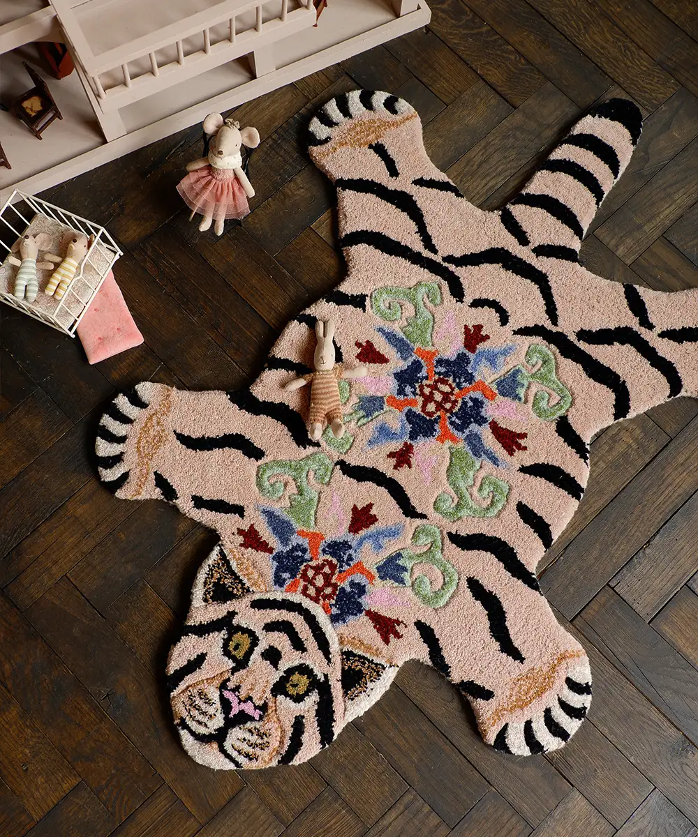 Tapis Tiger Rose