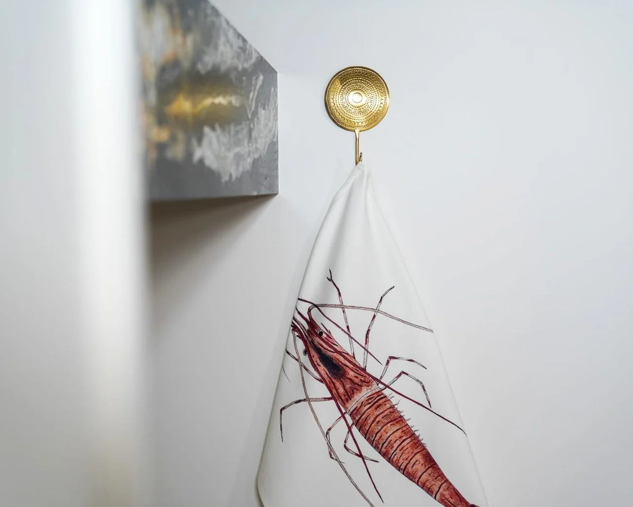 Torchon Coton Crevette