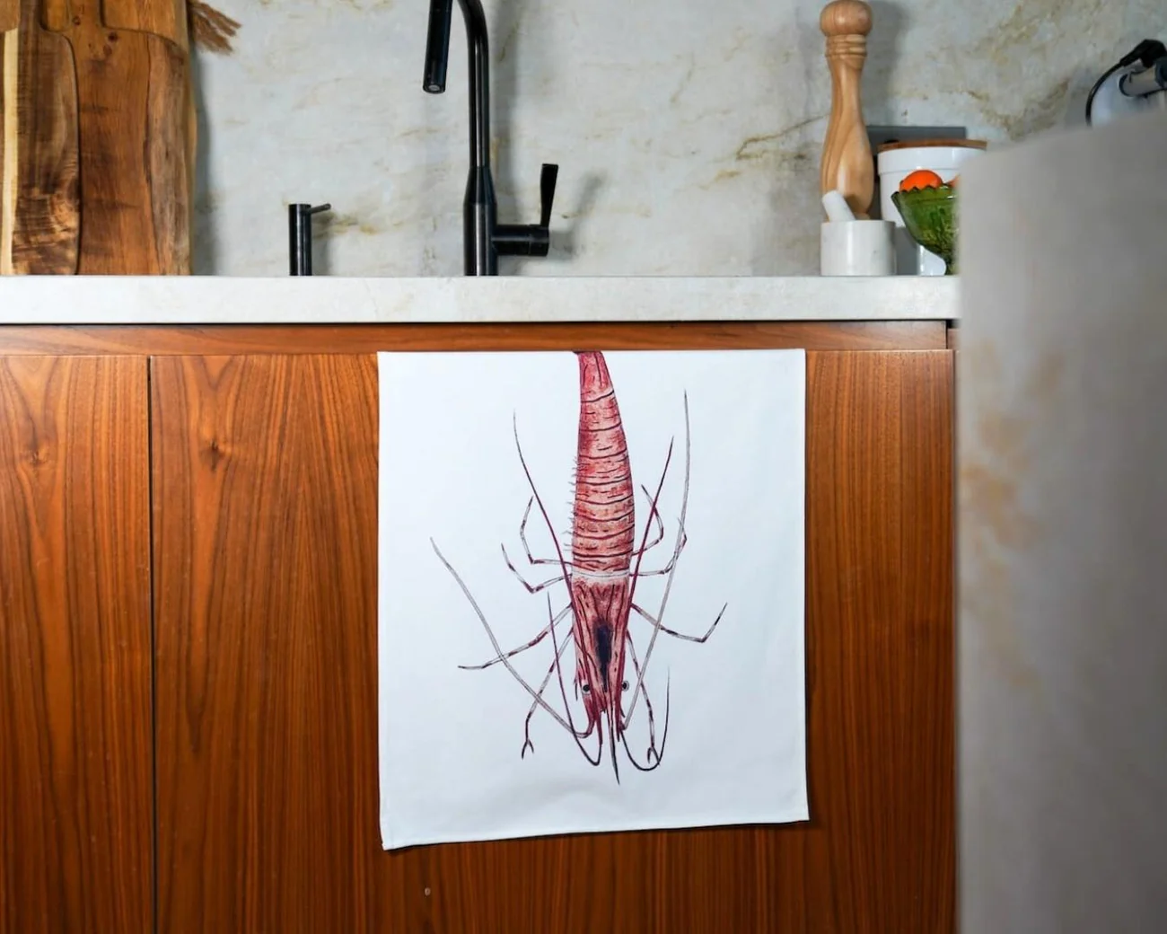 Torchon Coton Crevette