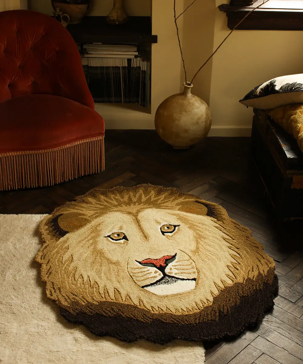 Tapis Tete de Lion