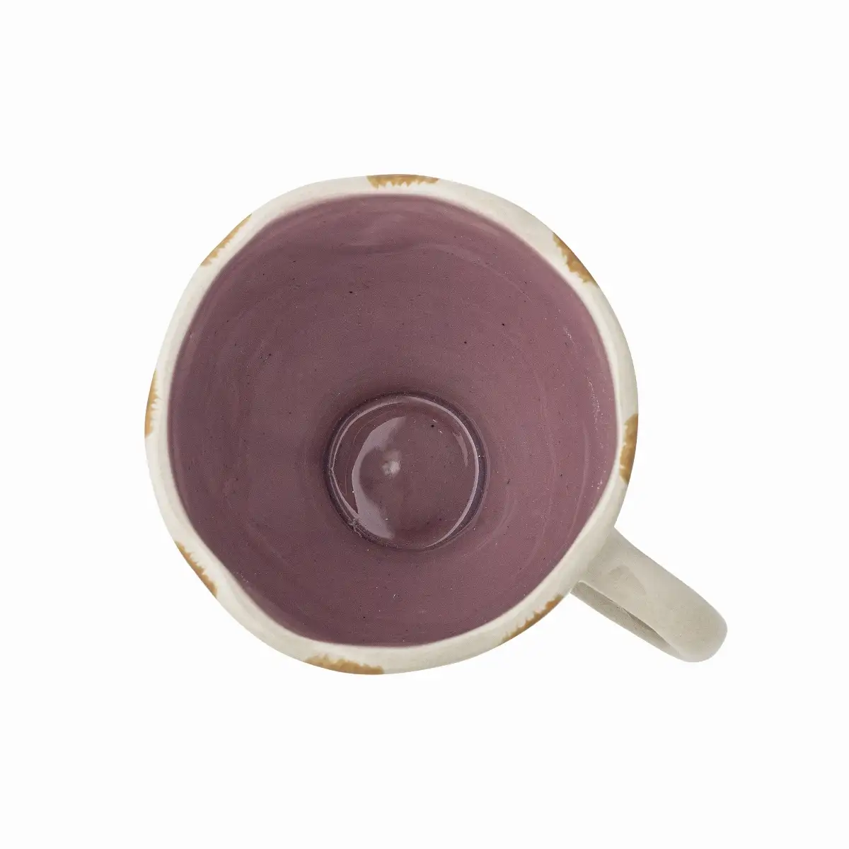 Tasse rayé élégante Ocre