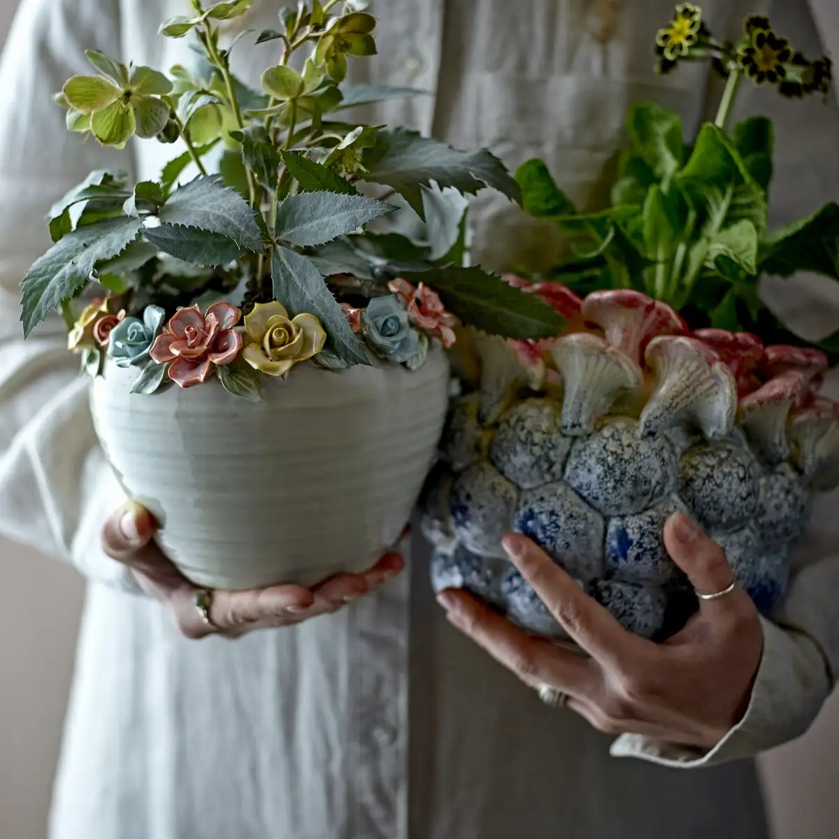 Pot de Fleur automnal