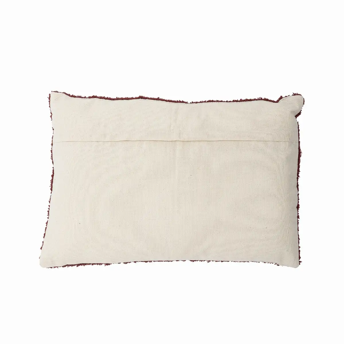 Coussin Coton bordeau
