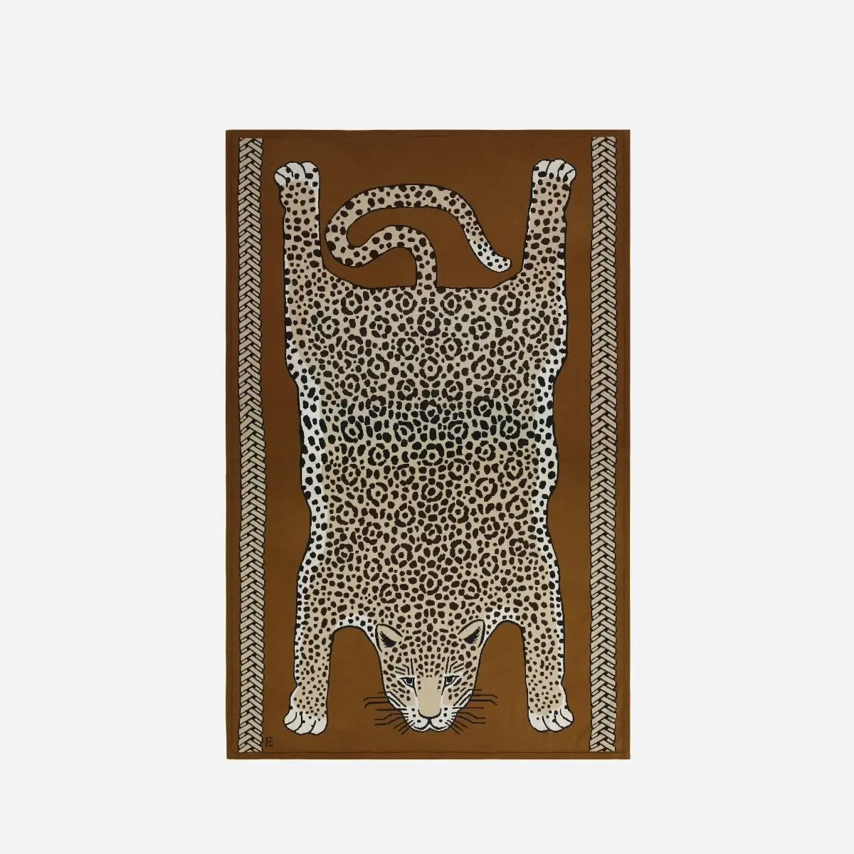 Plaid 130 Leopard Marron