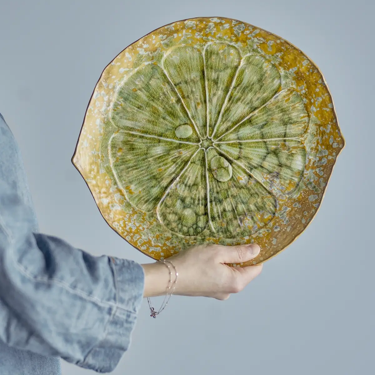 Assiette de service agrume