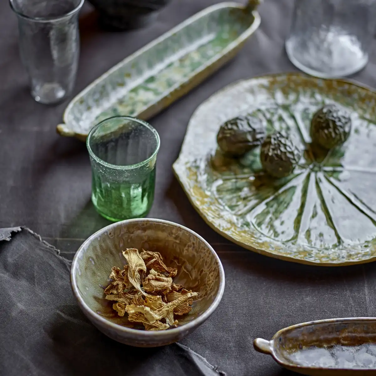 Assiette de service agrume