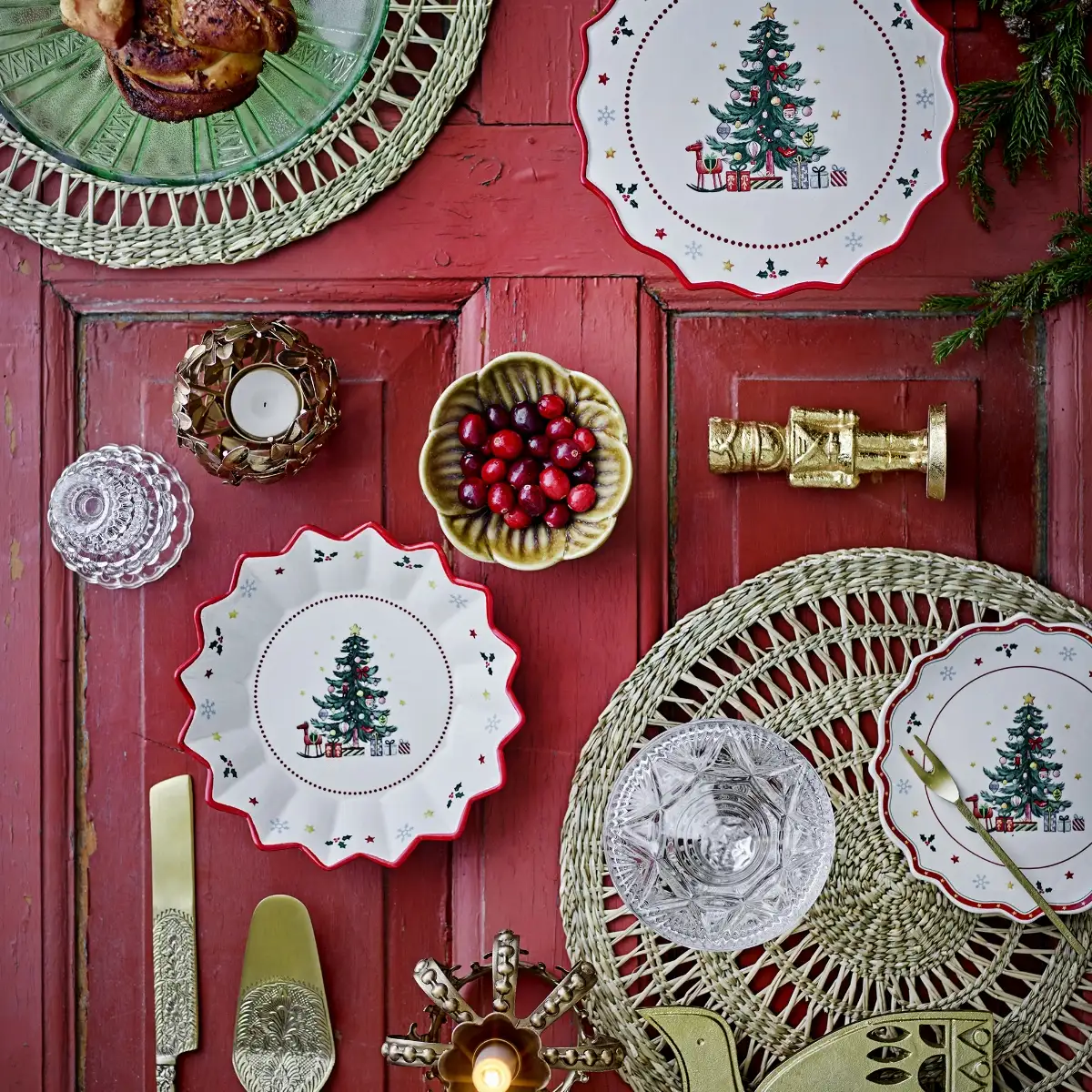 Vaiselle de Noël, Petite assiette