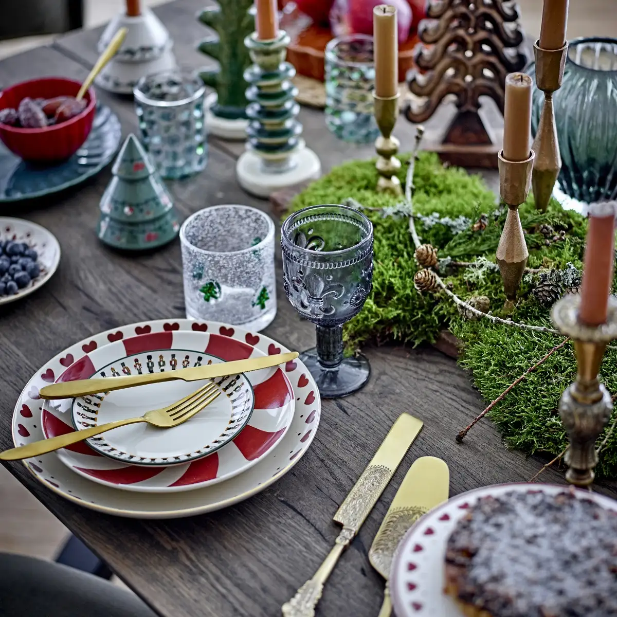 Vaiselle de Noël, Assiette