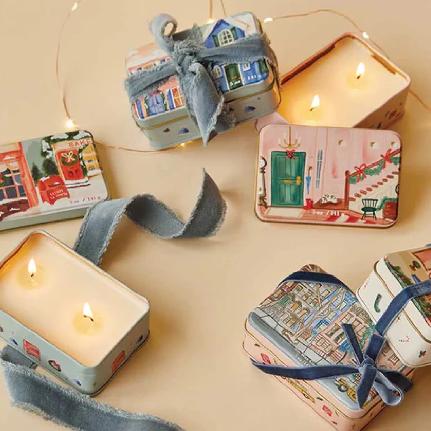 Bougie, Village de Noël