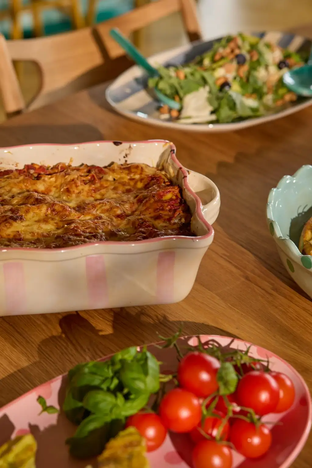 Plat à Four Peints à la main