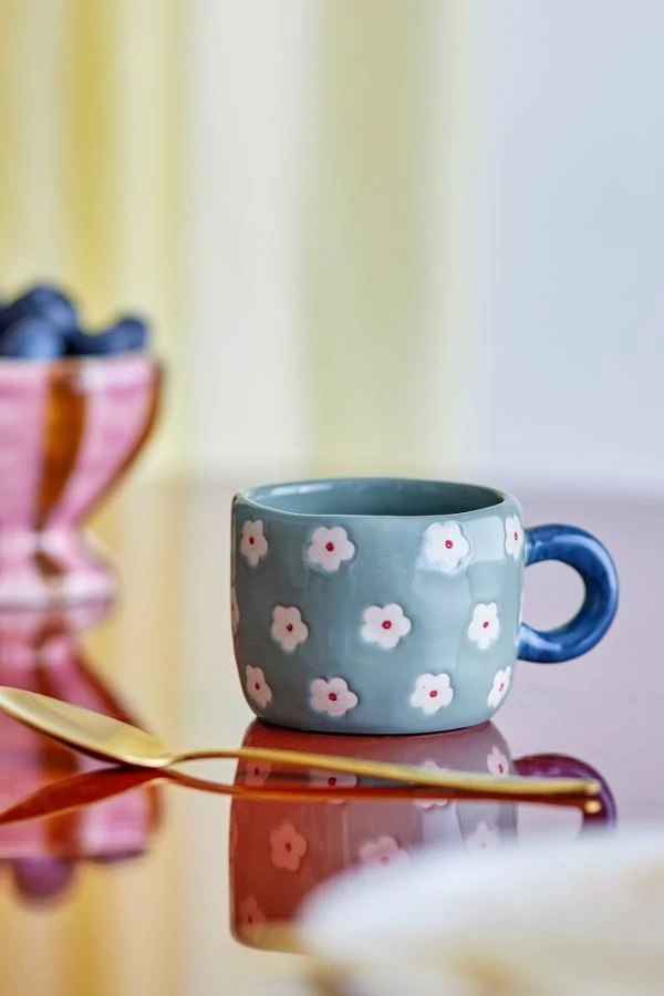 Tasse Mini, Bleu Fleurs