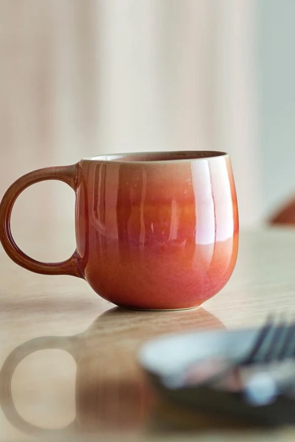 Tasse en Grès, Glaçage Brillant