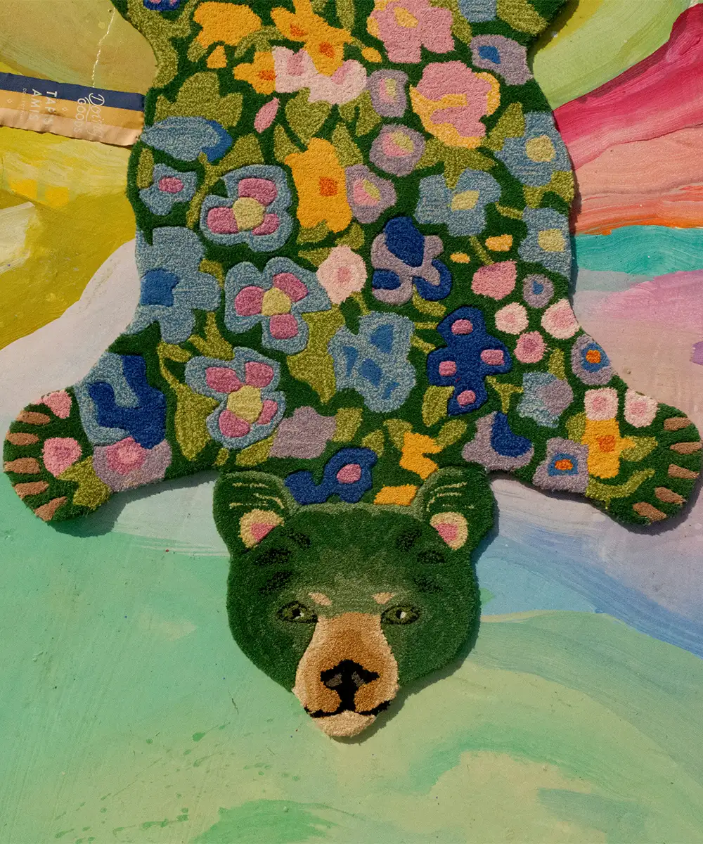 Tapis Bear Josie Jardin Small