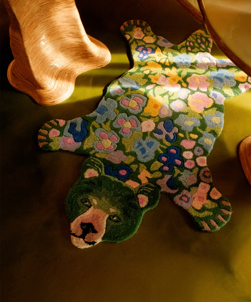 Tapis Bear Josie Jardin Small