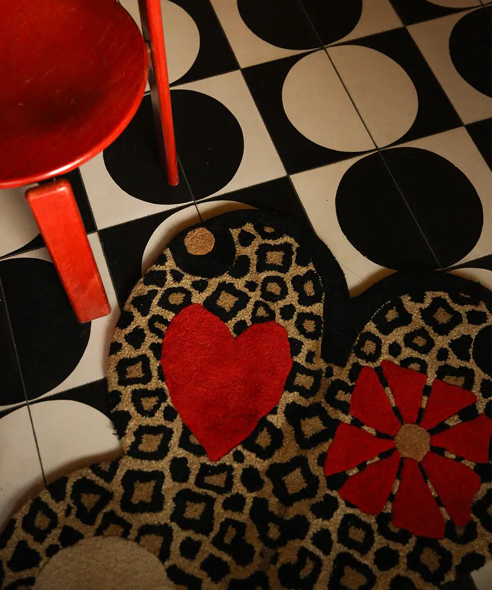 Tapis Papillon Loony Leopard Large