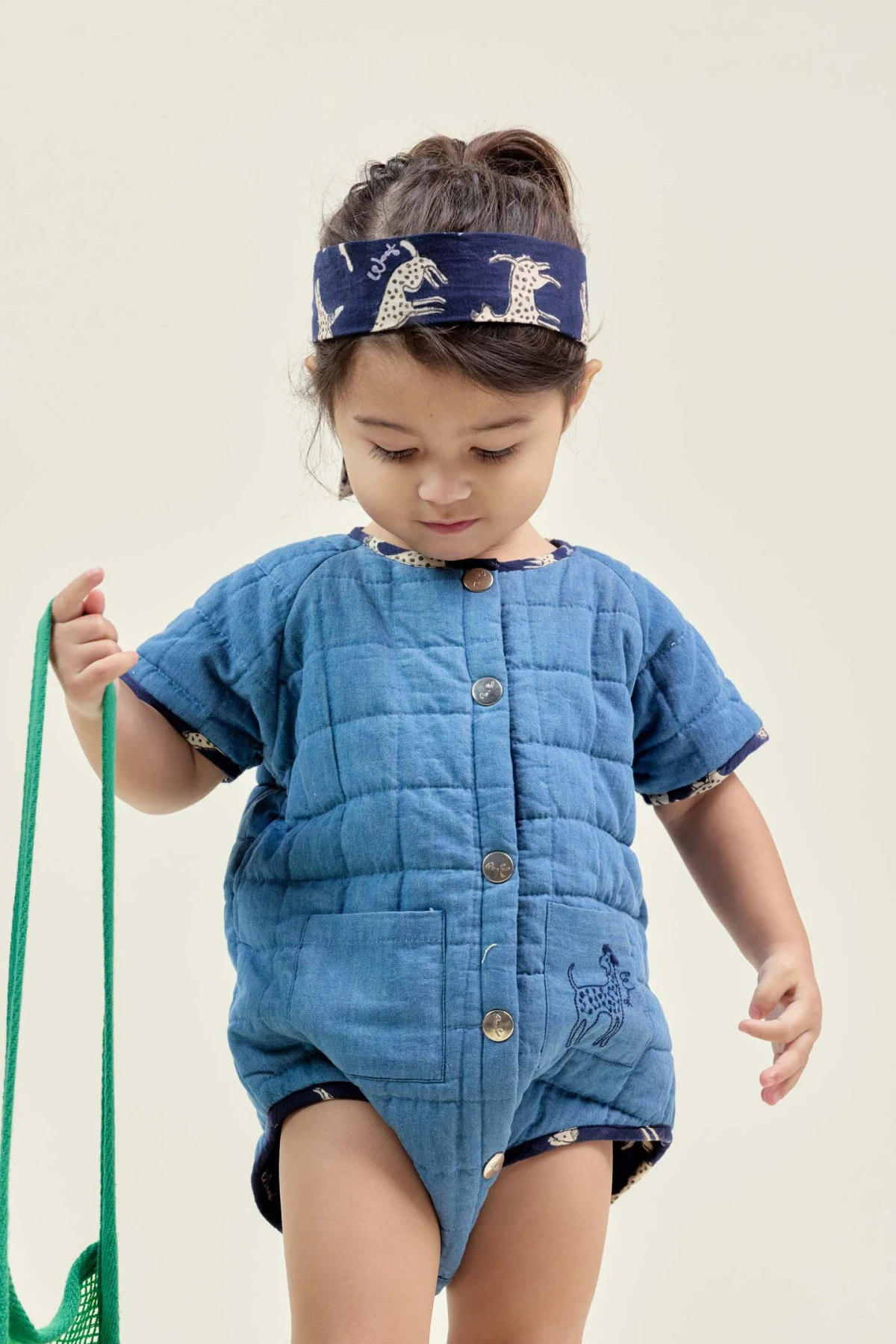 Barboteuse, Chambray