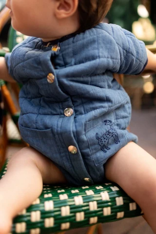 Barboteuse, Chambray