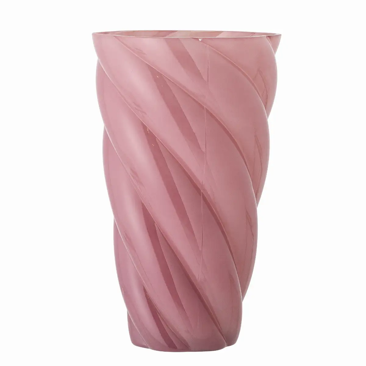 Vase en Verre Soufflée, Rose