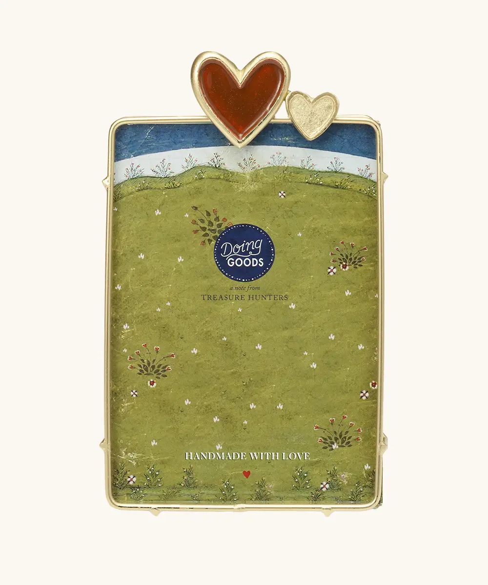 Cadre Coeur en Laiton recylcé