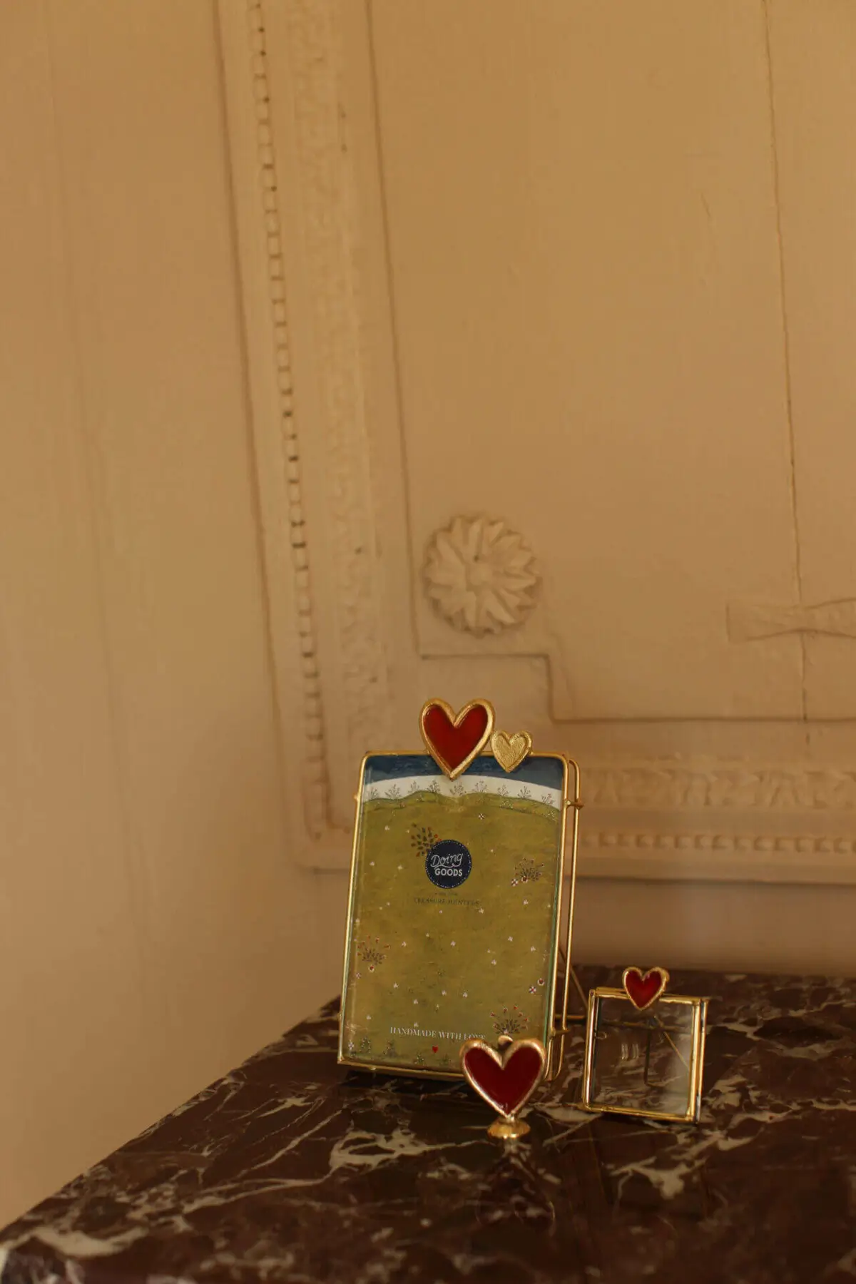 Cadre Coeur en Laiton recylcé