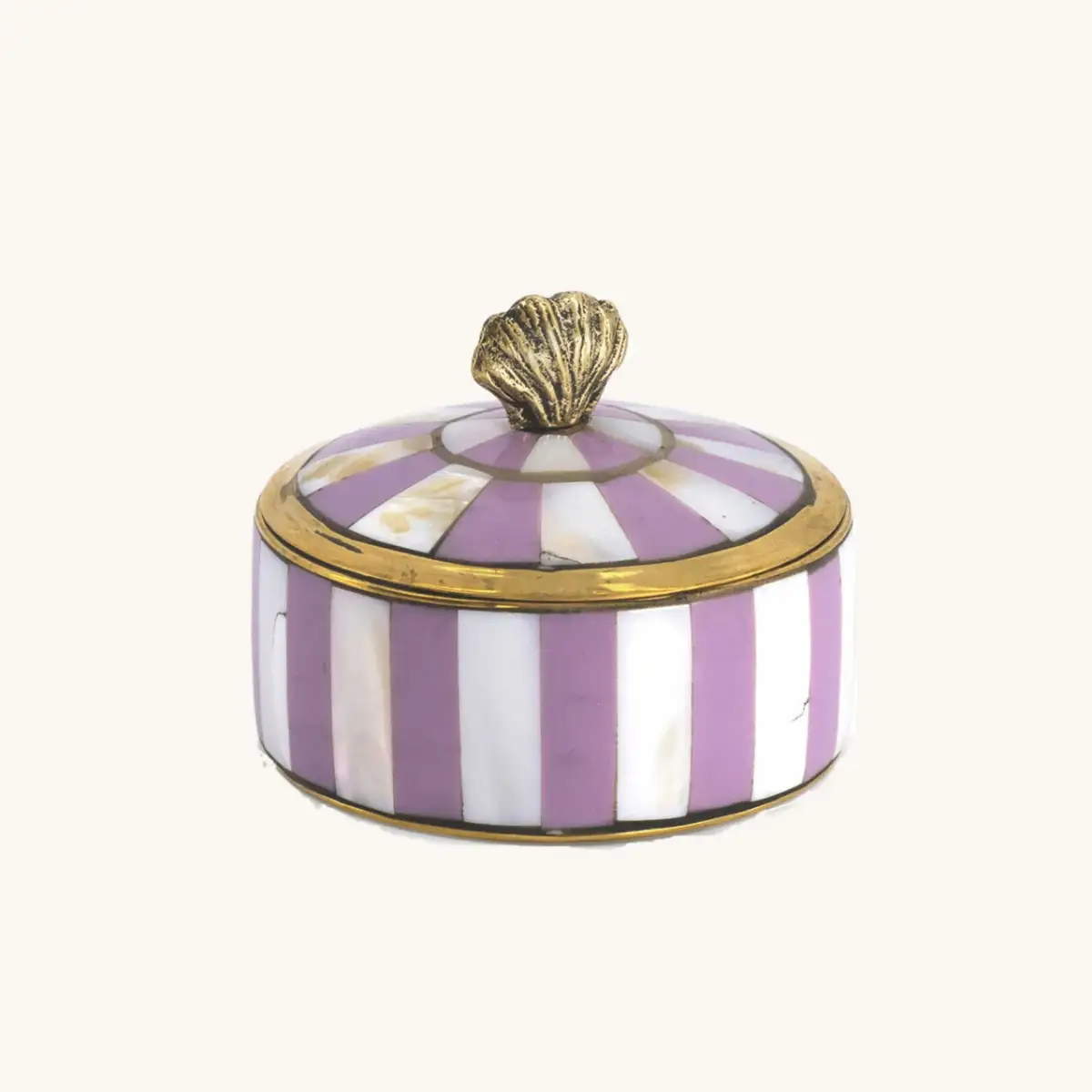 Boite Nacre & >Violet , Coquillage