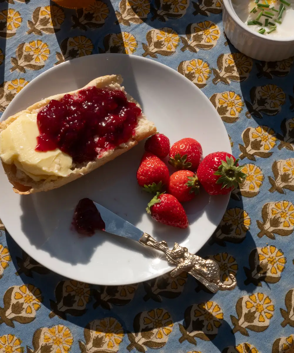 Couteau à Beurre, Acier Inoxydable & Laiton