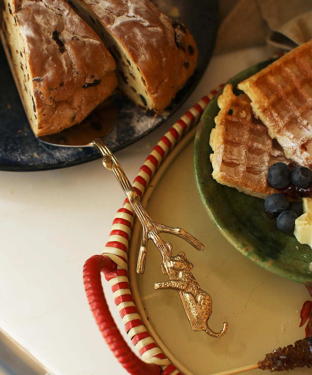 Pelle à Gateau , Acier Inoxydable & Laiton