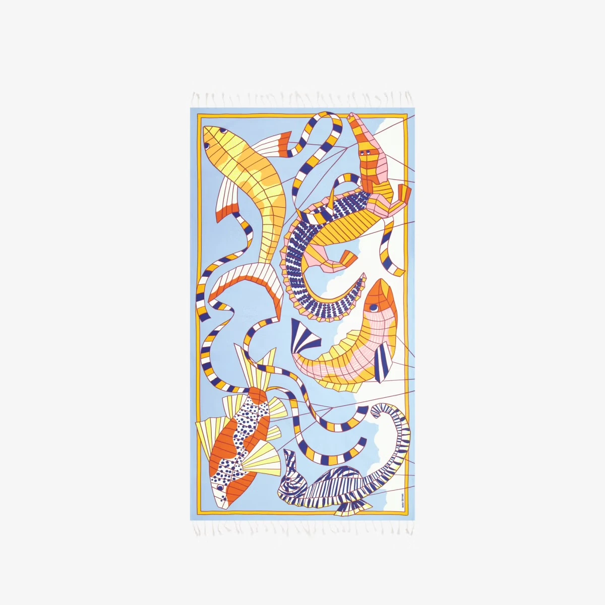 Fouta « Cerfs Volant » Orange