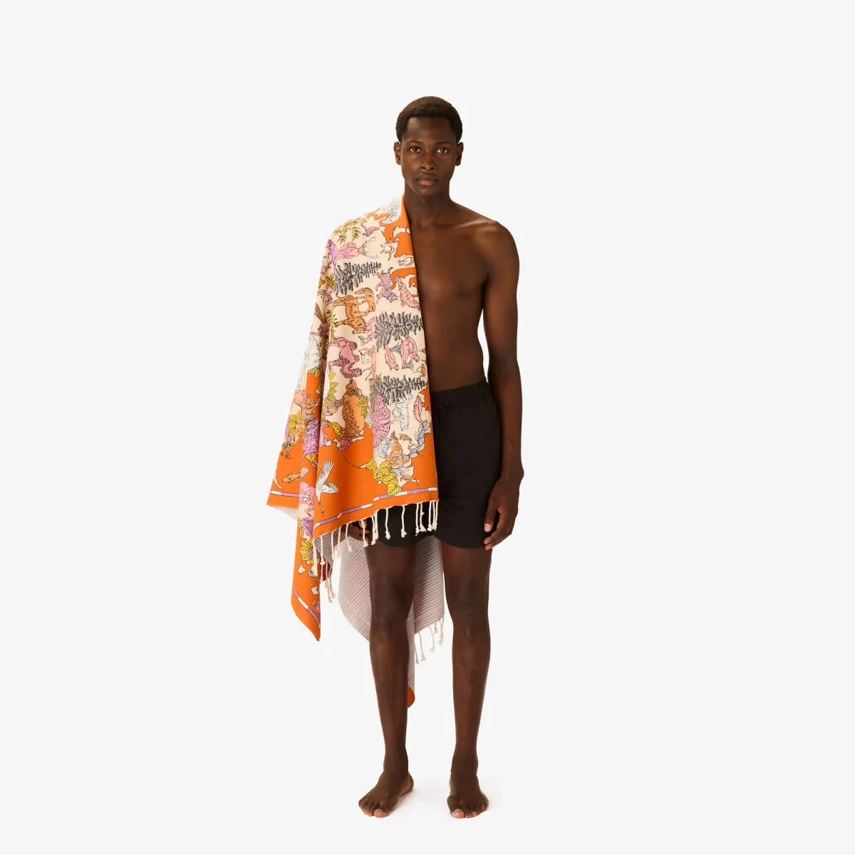 Fouta « Neptune » Orange