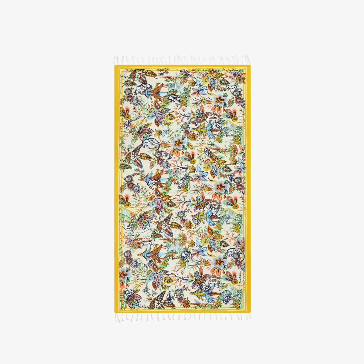 Fouta « Pagode » Jaune