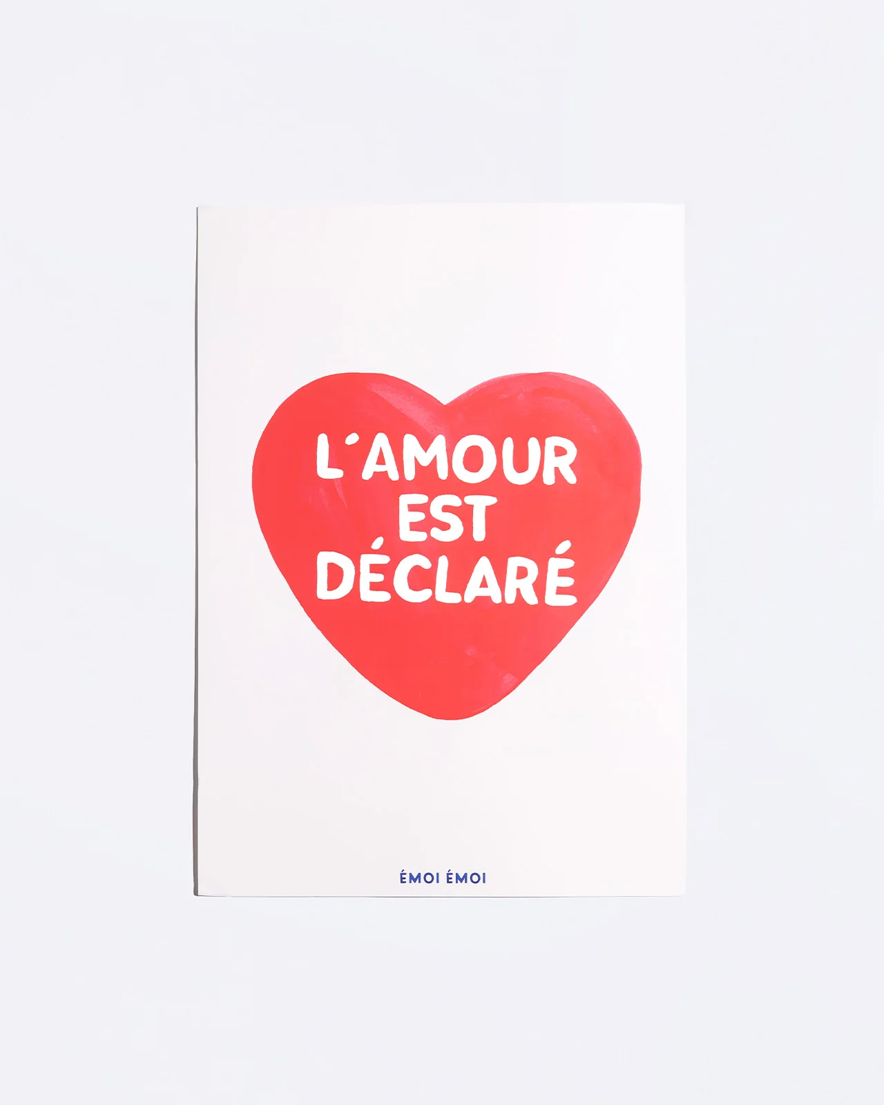 Affiche A3" L'amour est déclaré"