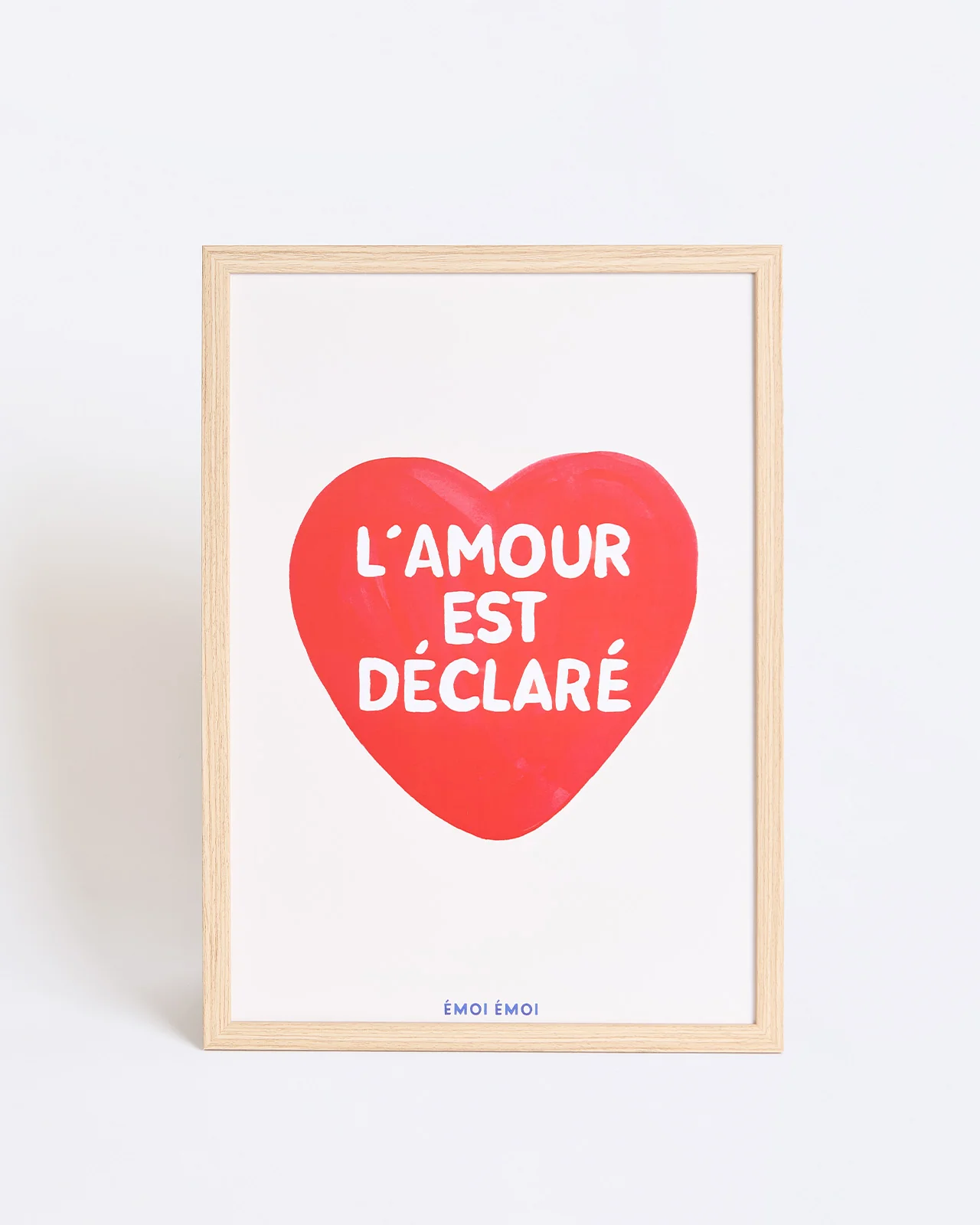 Affiche A3" L'amour est déclaré"