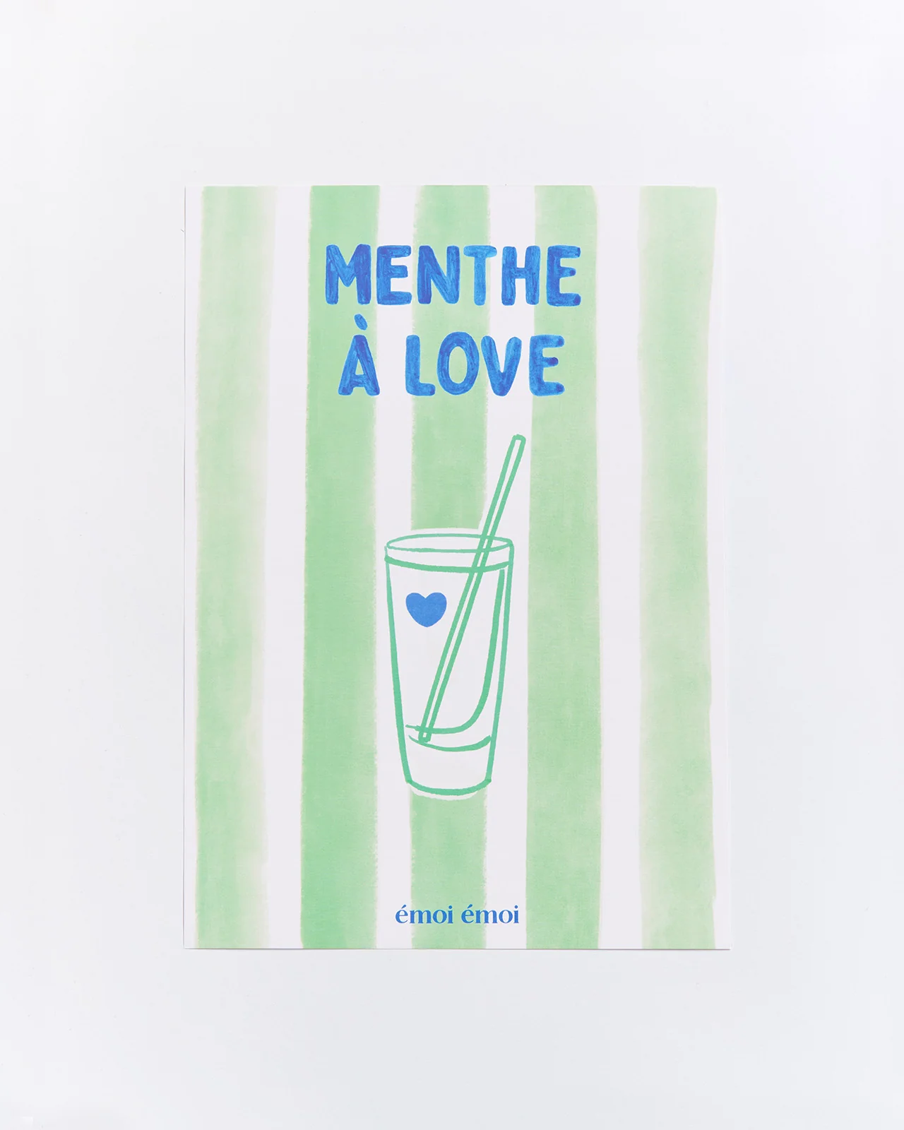 Affiche A4 " Menthe Love"